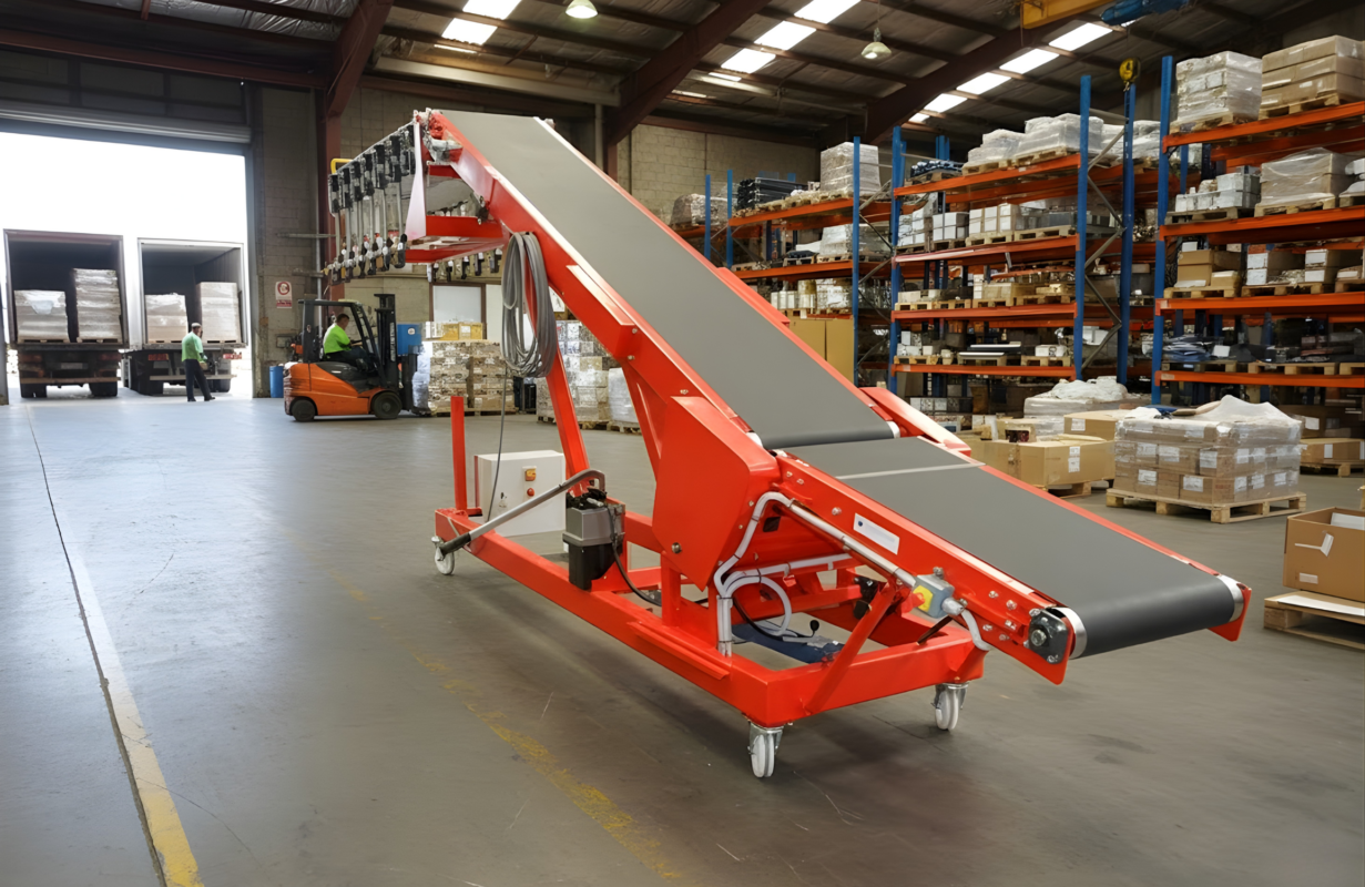 Industrial Truck Loading Conveyor in Vasai